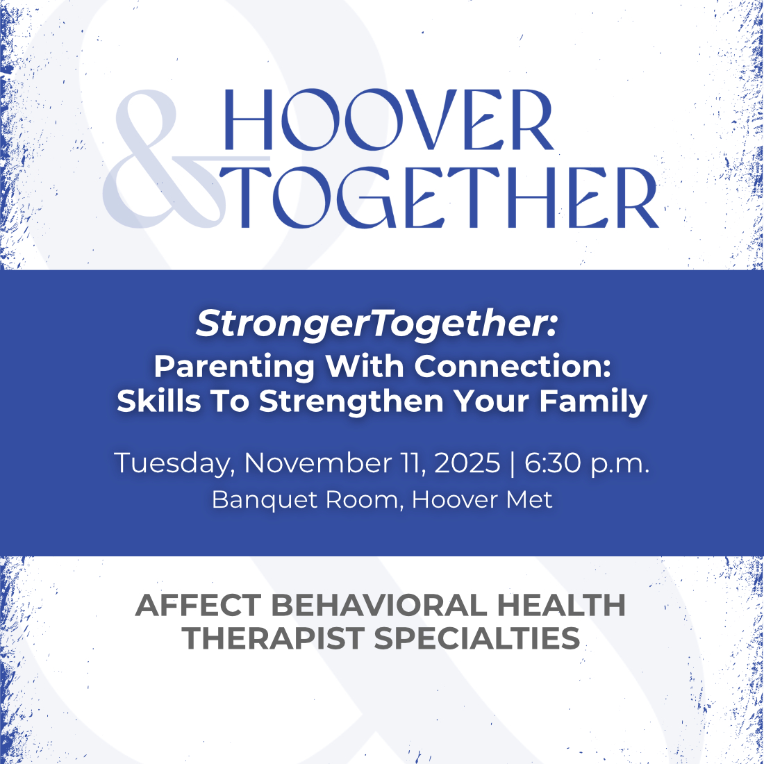 Stronger Together: A conversation on mental health, mental wellness and suicide